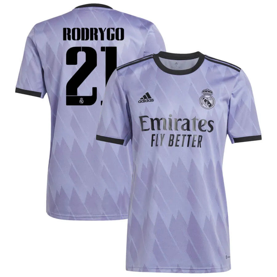 adidas 2022-23 Real Madrid Away Jersey - Light Purple