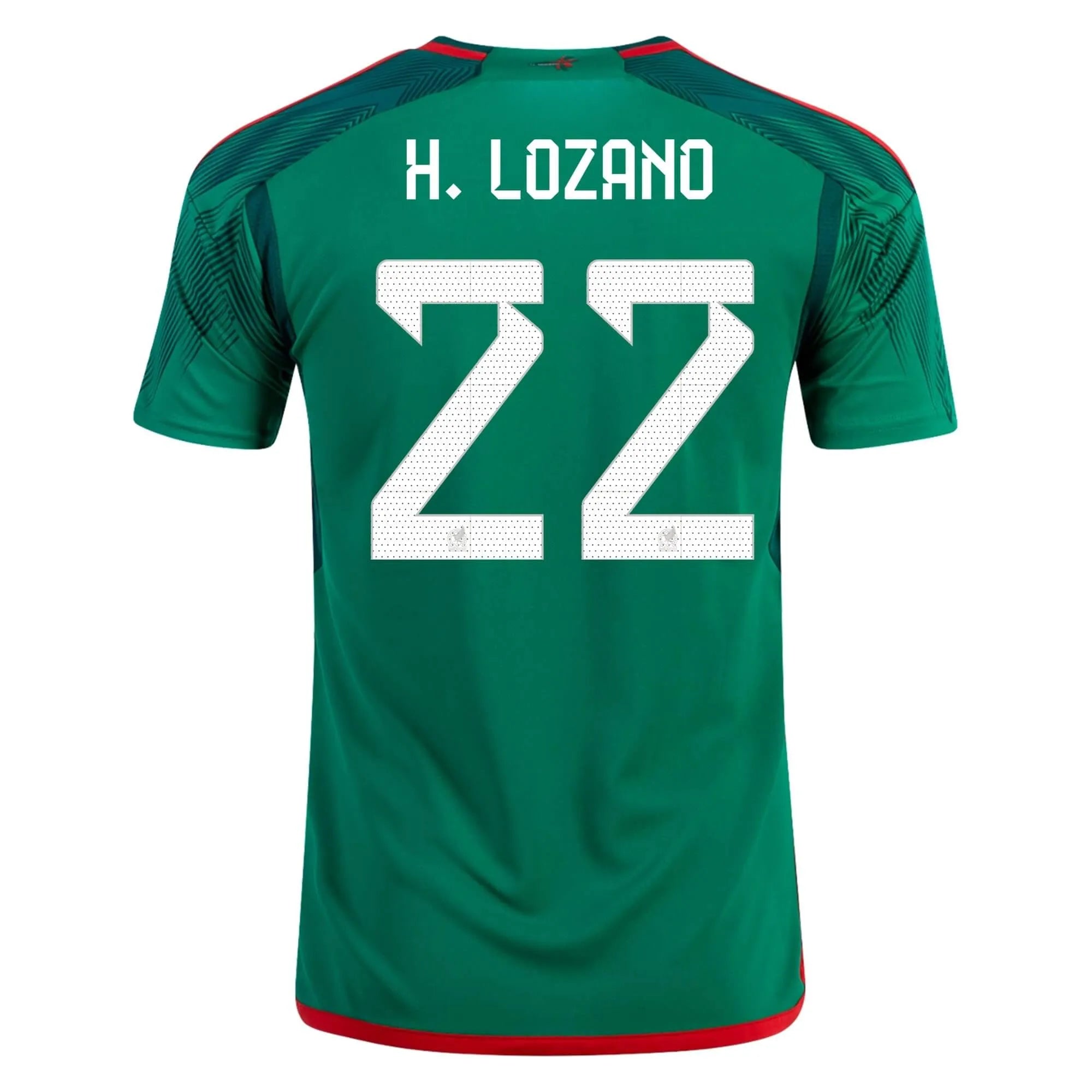 adidas 2022-23 Mexico Women's Home Jersey - Green-Red