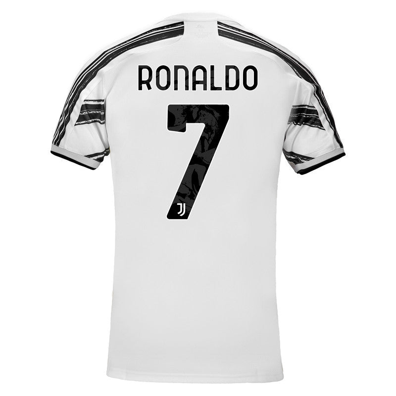 Adidas 2020-21 Juventus Youth Home Jersey - White-Black