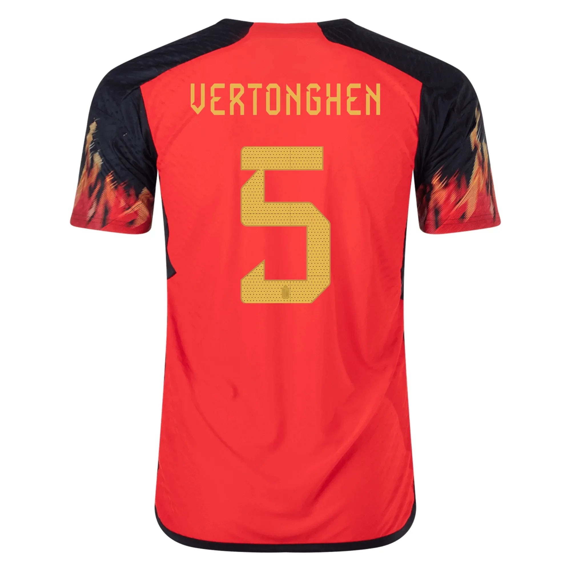 adidas 2022-23 Belgium Authentic Home Jersey - Red-Black