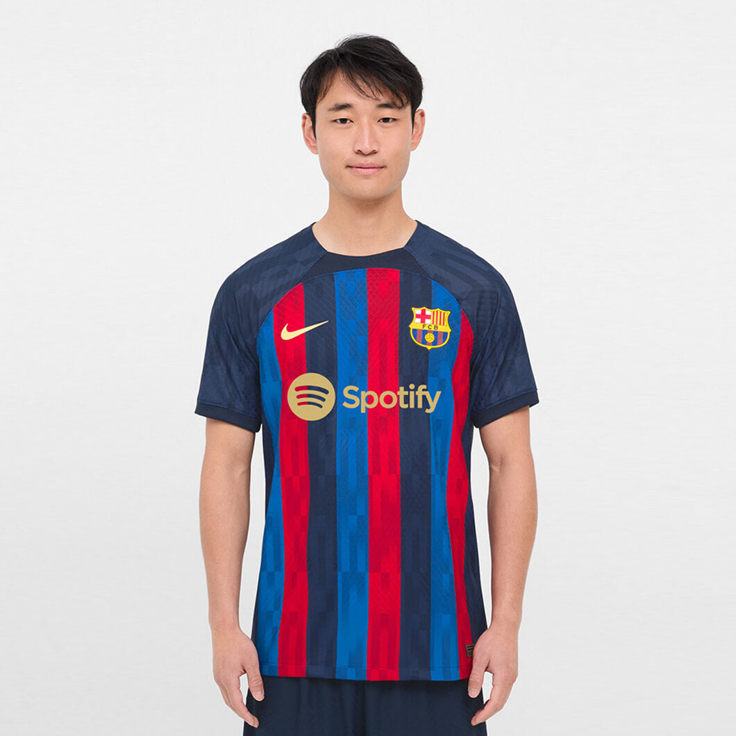 Nike 2022-23 FC Barcelona Authentic Home Jersey - Obsidian-Sesame