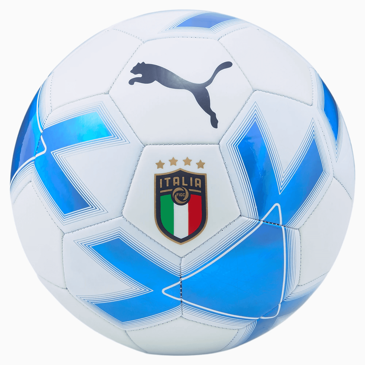primero Oponerse a intersección Puma 2022-23 Italy Cage Ball - Puma White-Ignite Blue