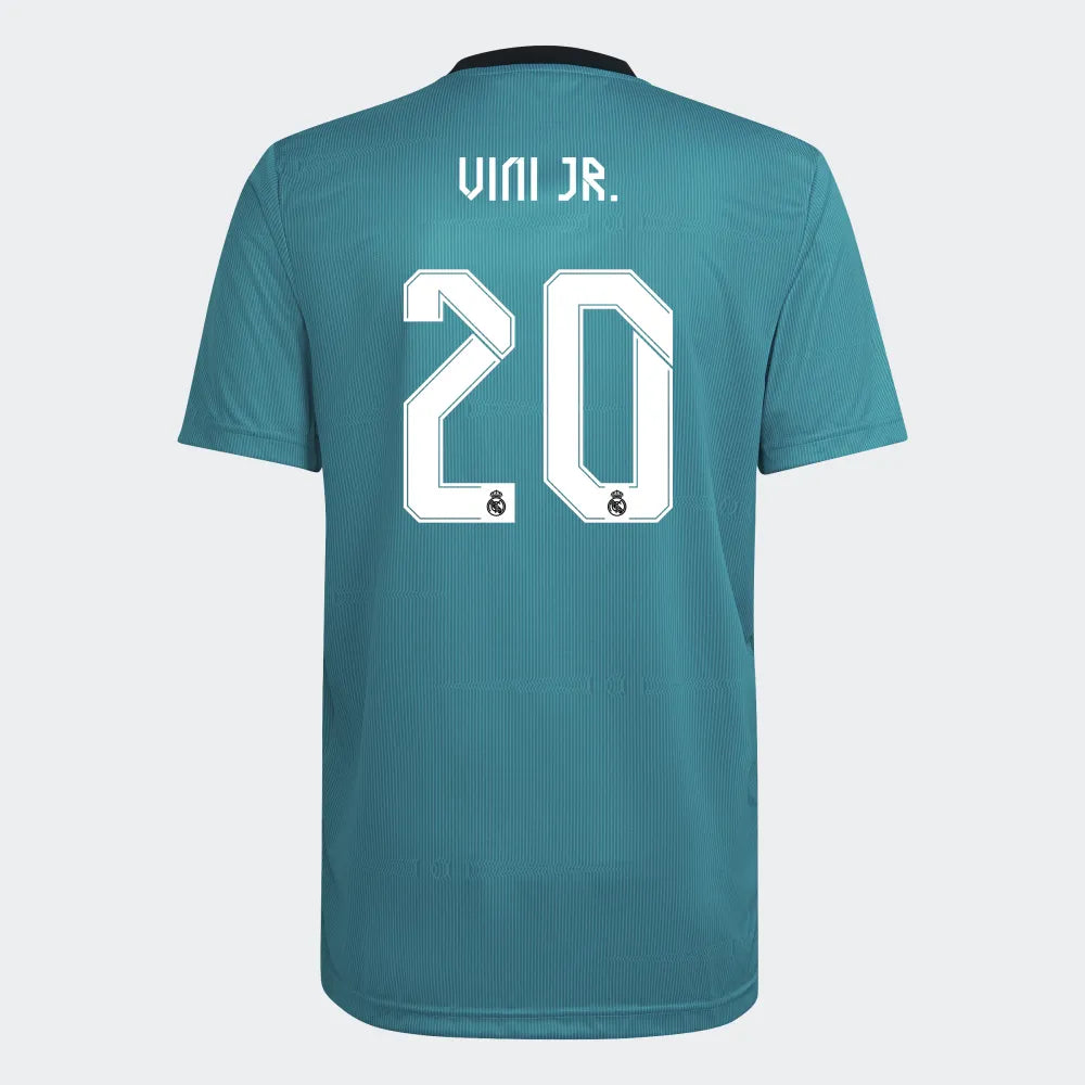 Adidas 2021-22 Real Madrid Youth Third Jersey - Hi Res Aqua