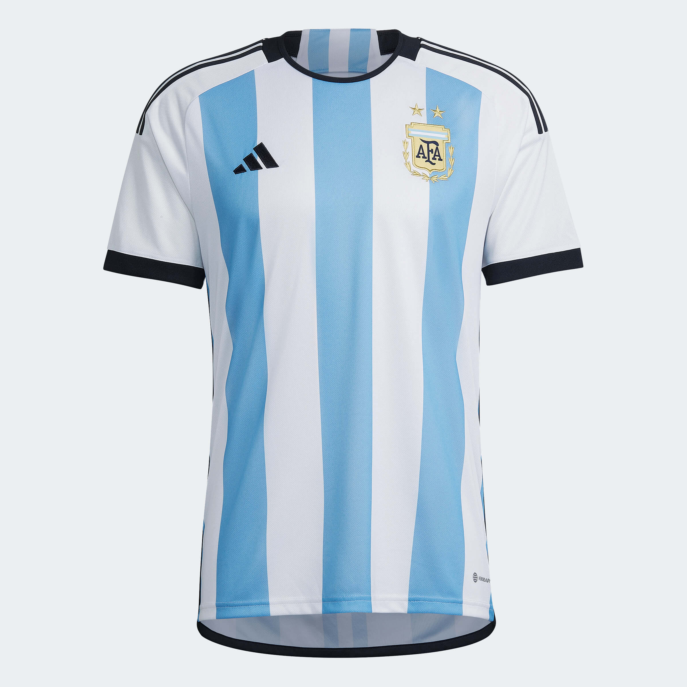 adidas 2022-23 Argentina Home Jersey - White-Light Blue