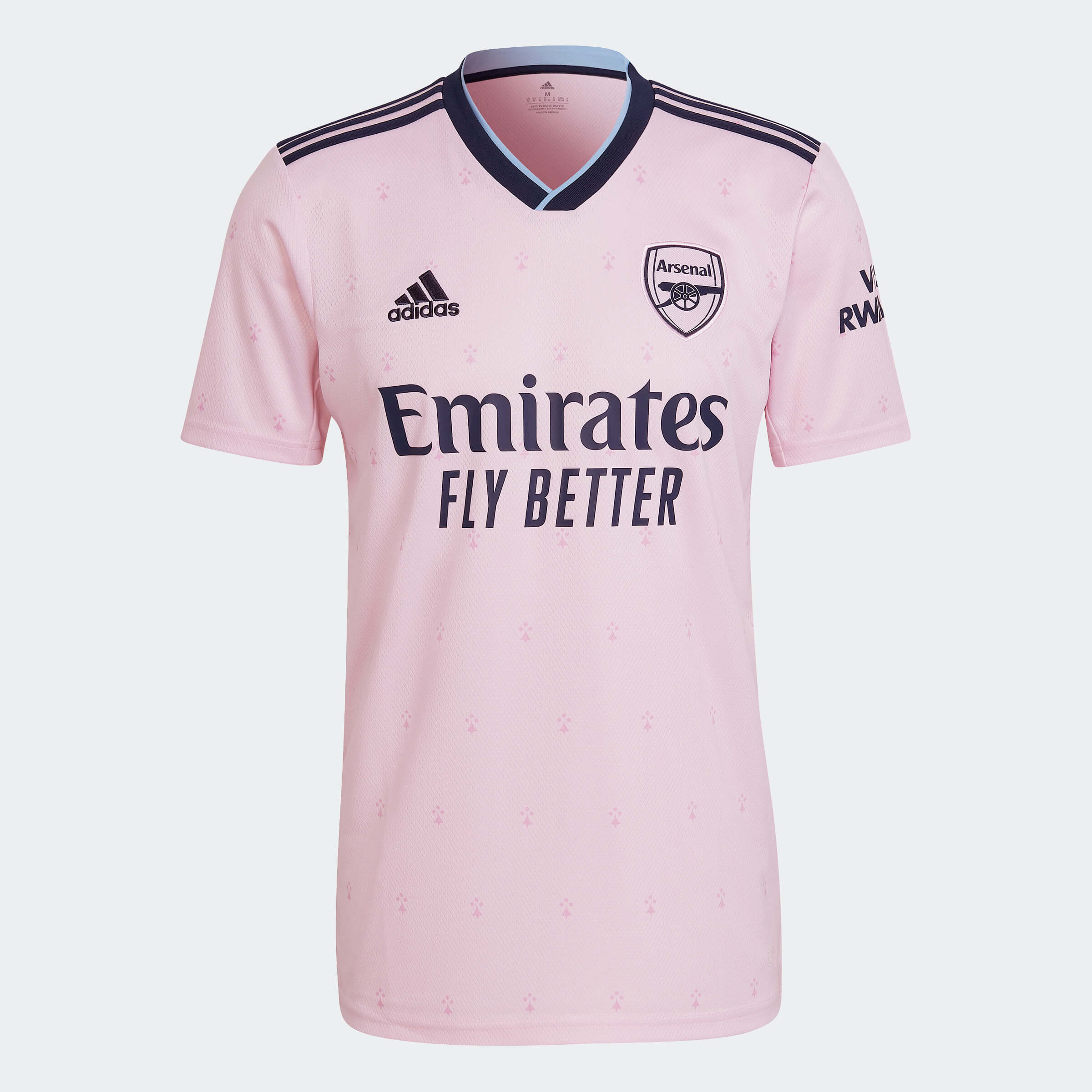 adidas 2022-23 Arsenal Third Jersey - Clear Pink