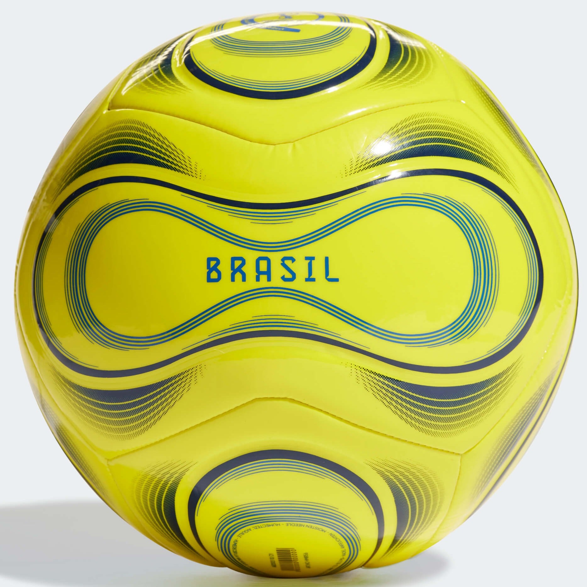 adidas 2022-23 Brazil Club Ball - Bright Yellow-Dark Blue