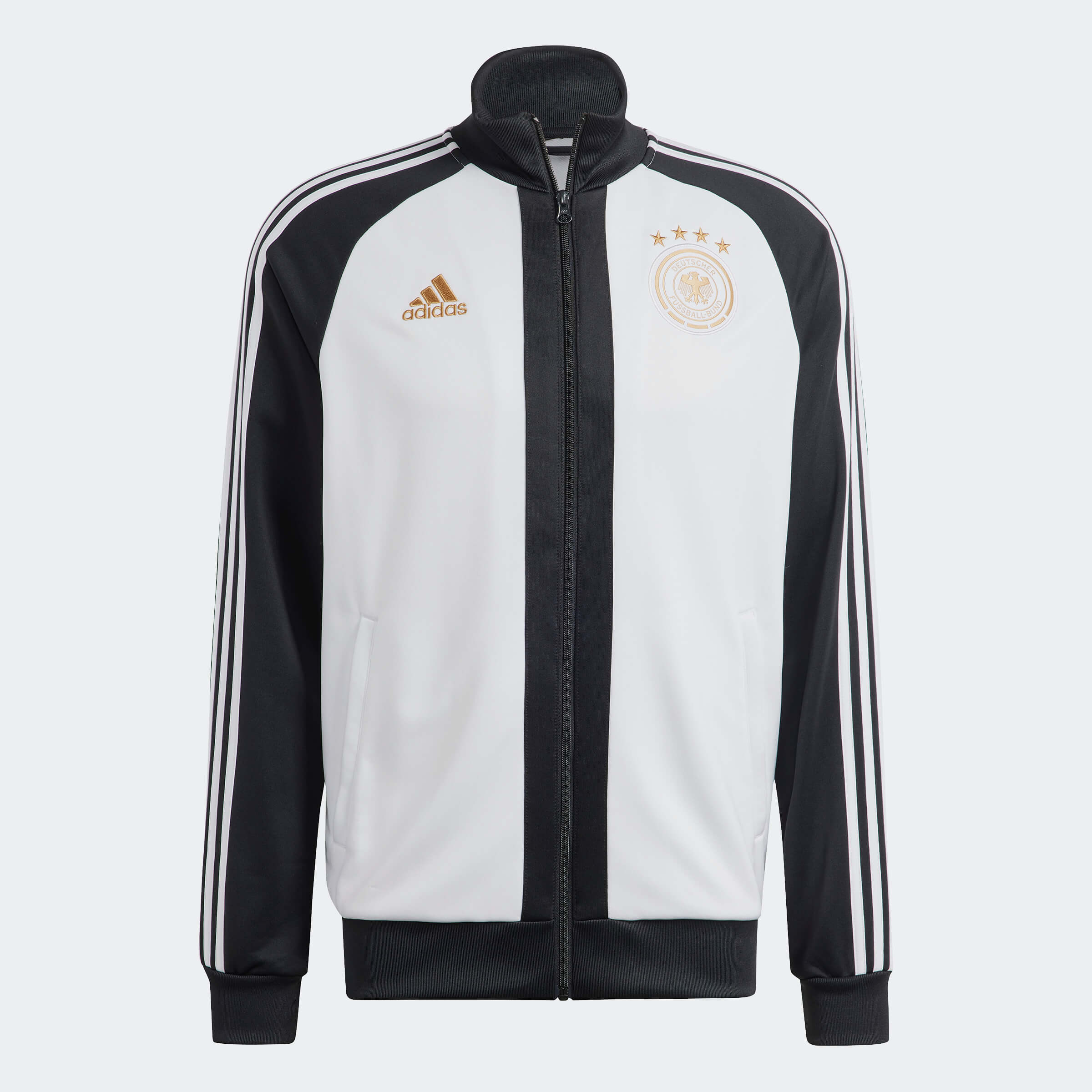 adidas 2022-23 Germany DNA Track Top - Black-White