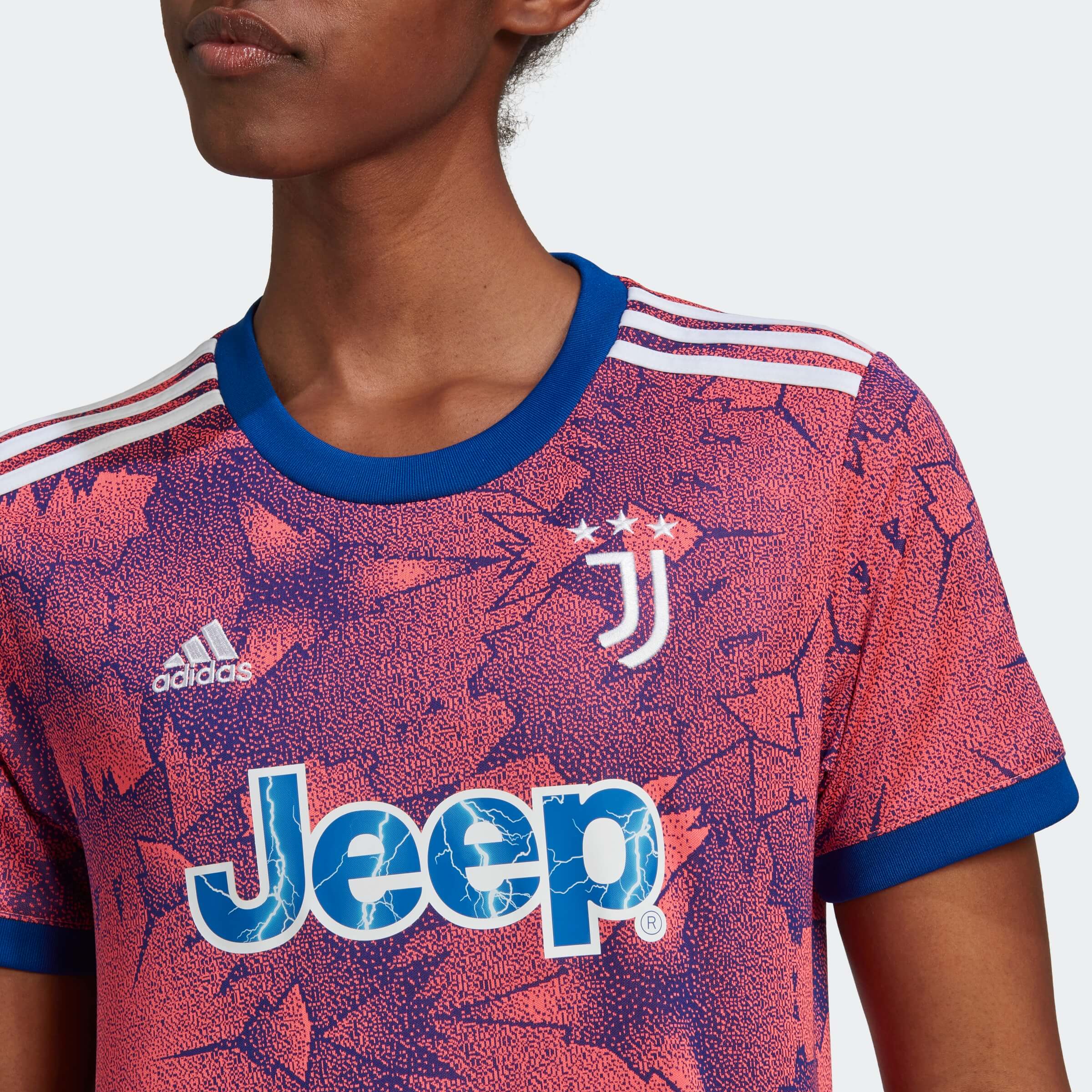 adidas 2022-23 Juventus Women's Third Jersey - Pink-Royal