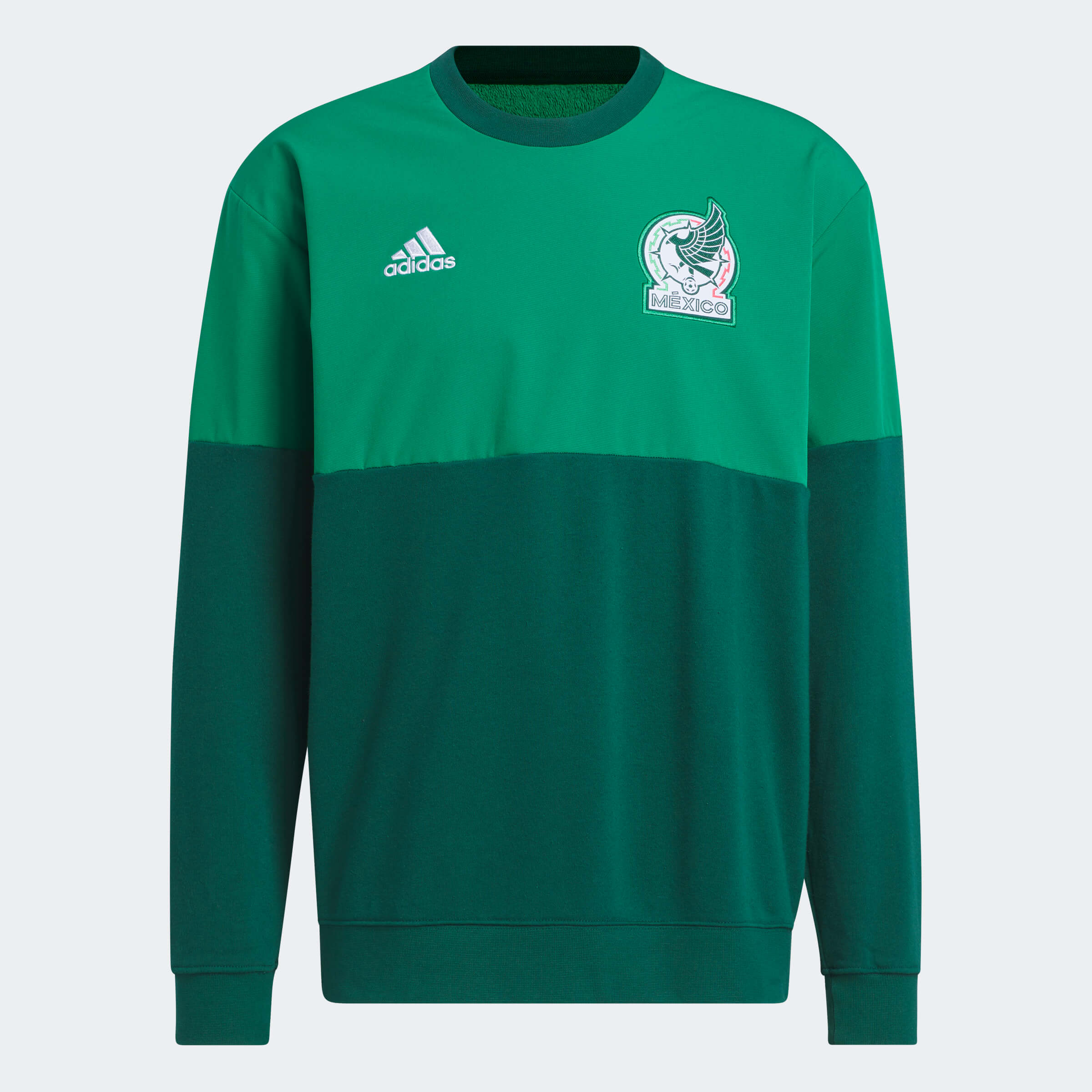 adidas 2022-23 Mexico Crew Sweatshirt - Green