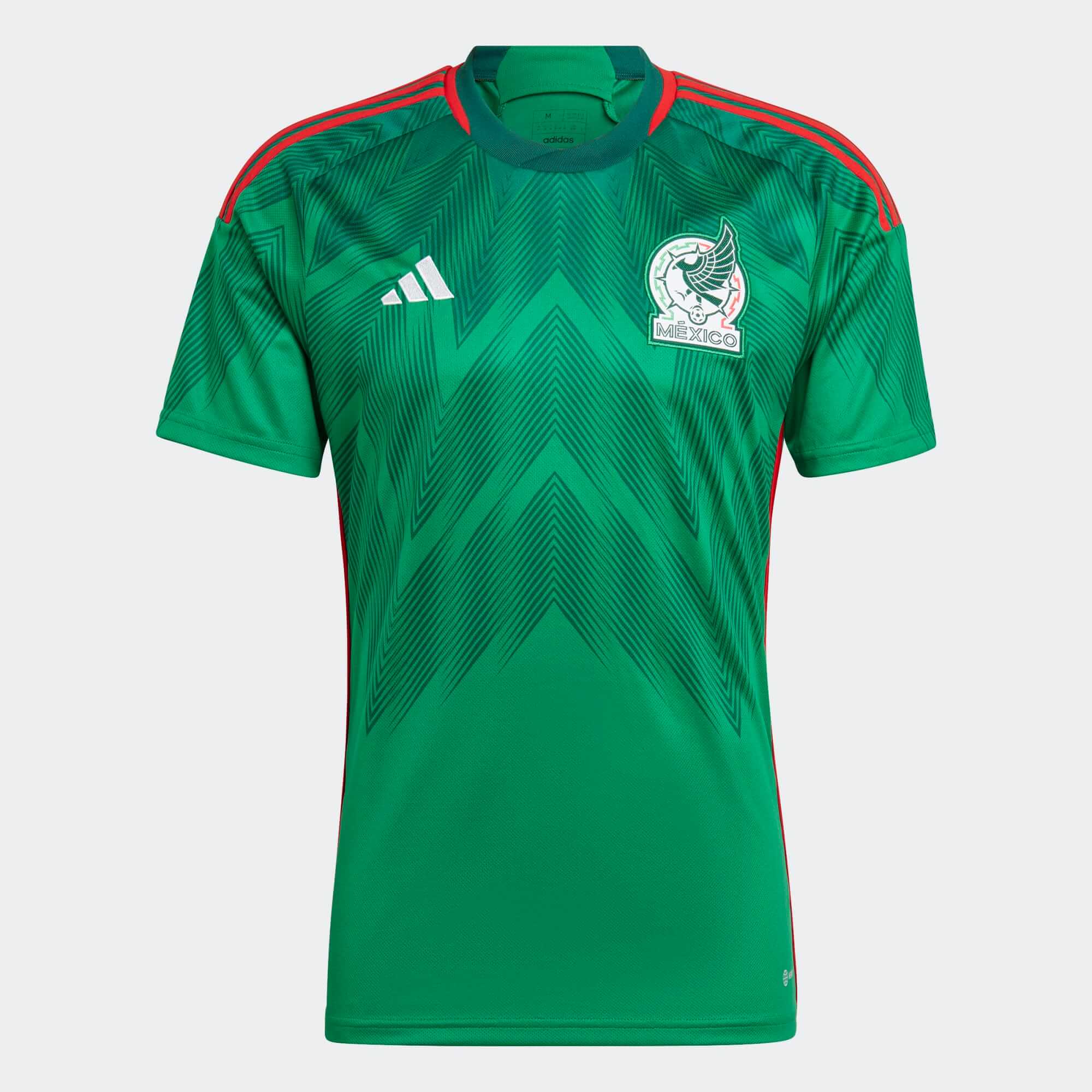 adidas 2022-23 Mexico Home Jersey - Green-Red