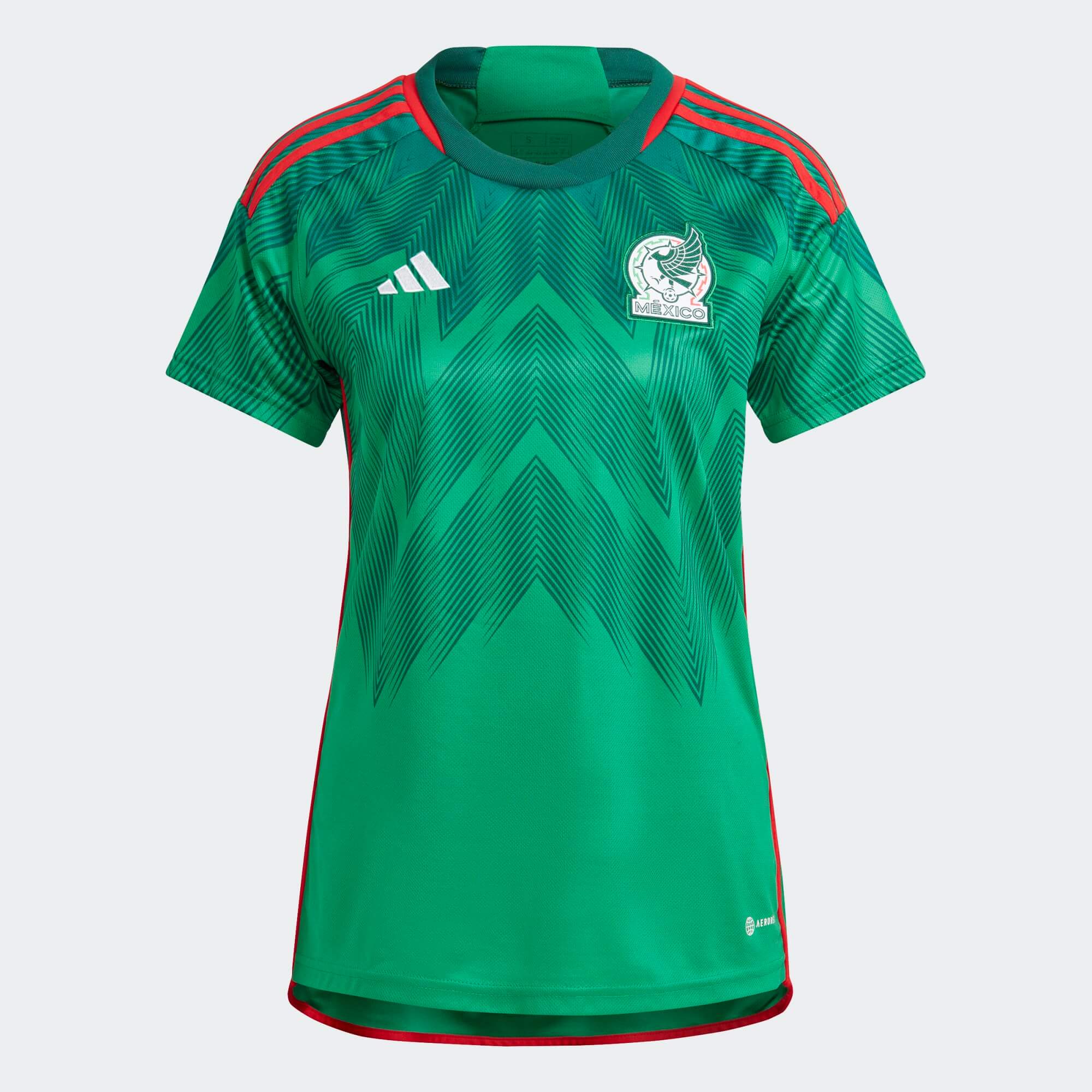 adidas 2022-23 Mexico Women's Home Jersey - Green-Red