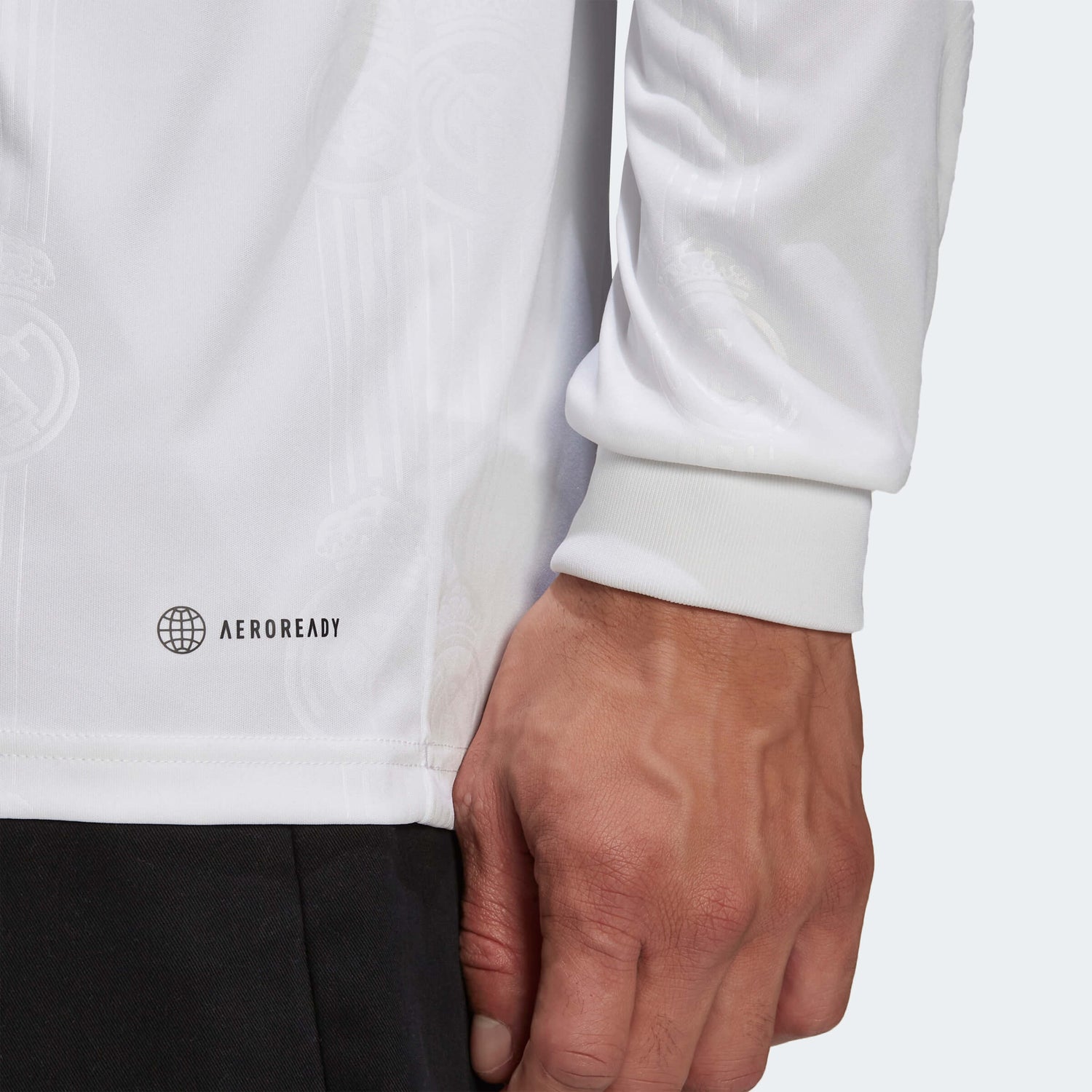 adidas 2022-23 Real Long-Sleeve Jersey - White