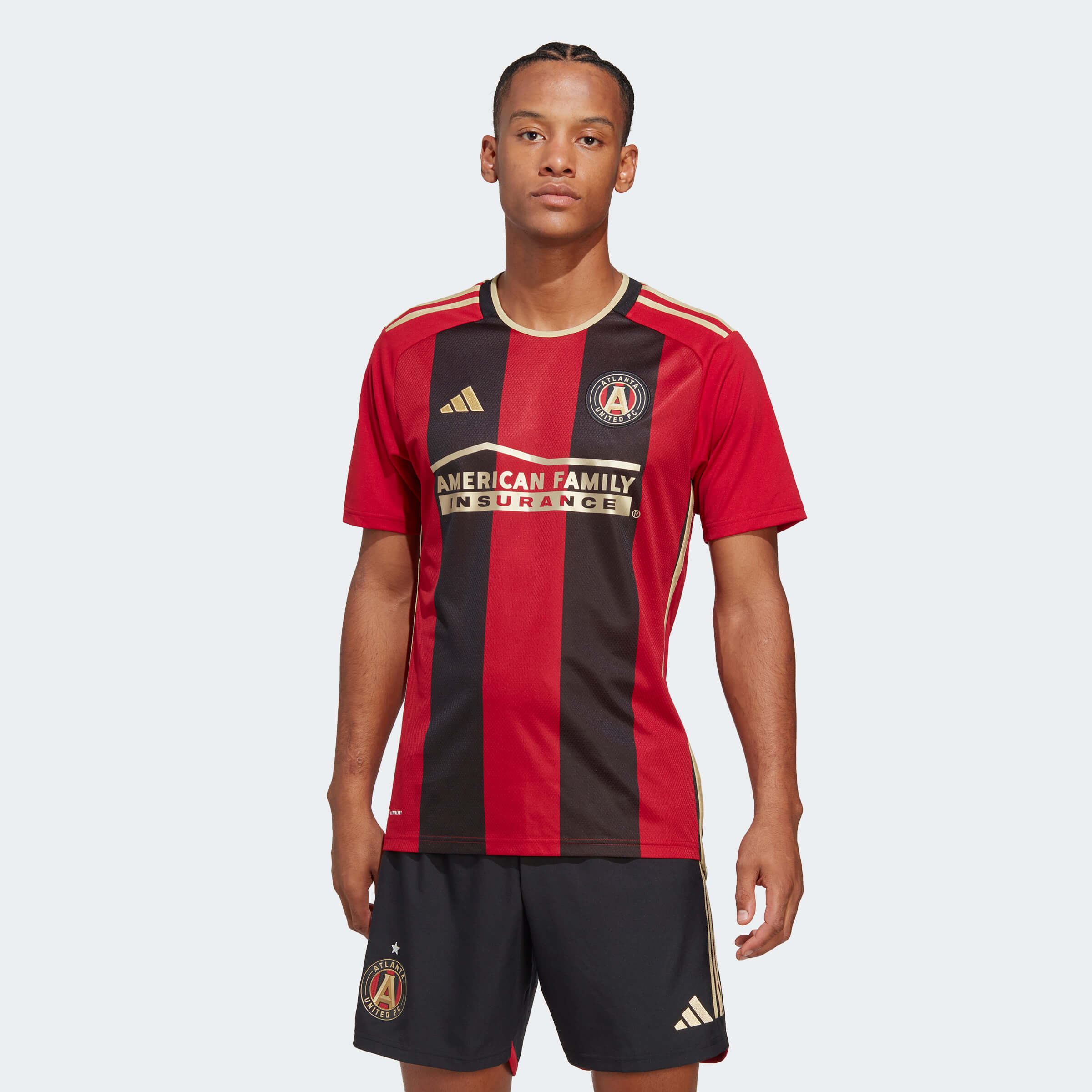 adidas 2023-24 Atlanta United FC Home Jersey - Black-Victory Red