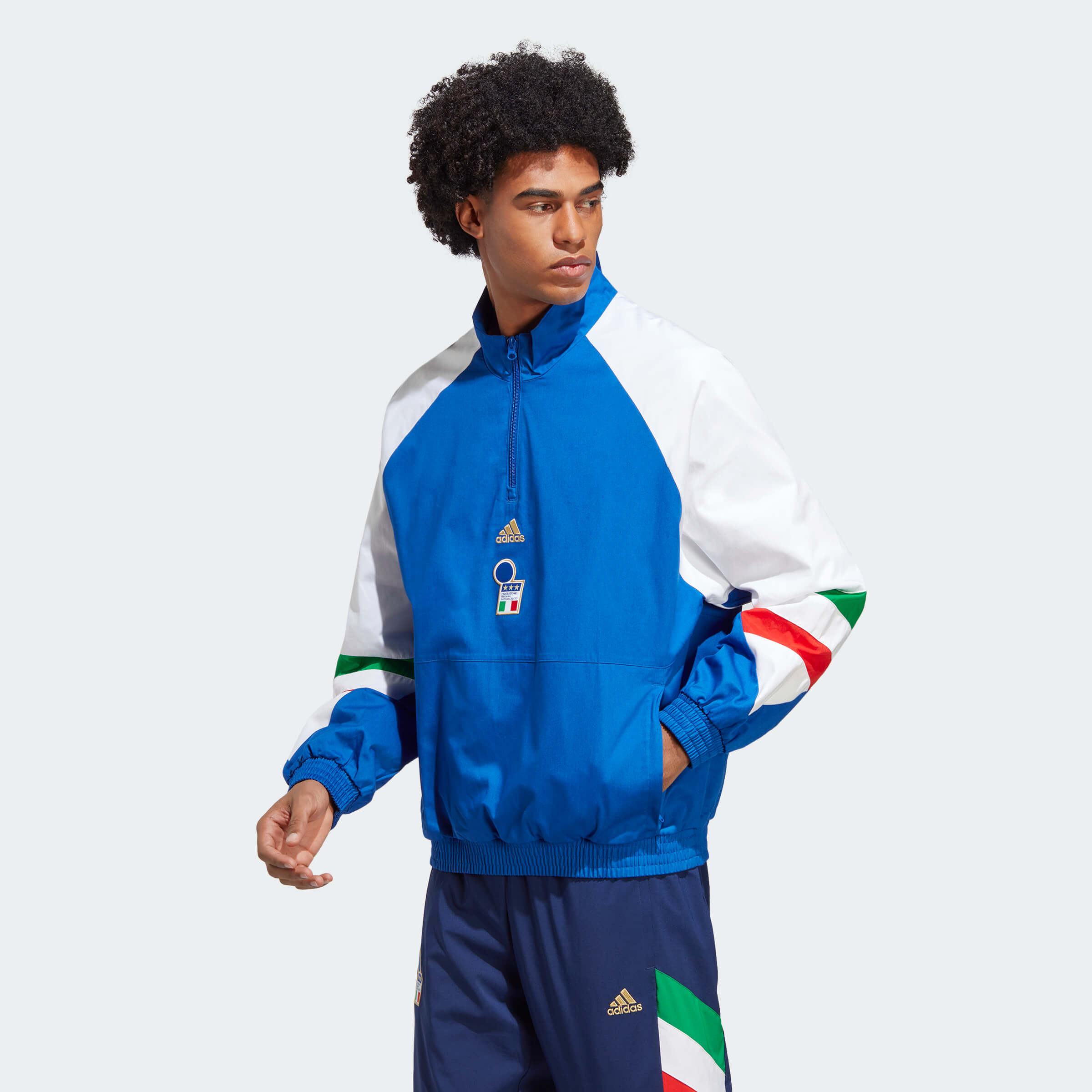 adidas 2023 Italy Icon Top - Team Royal Blue