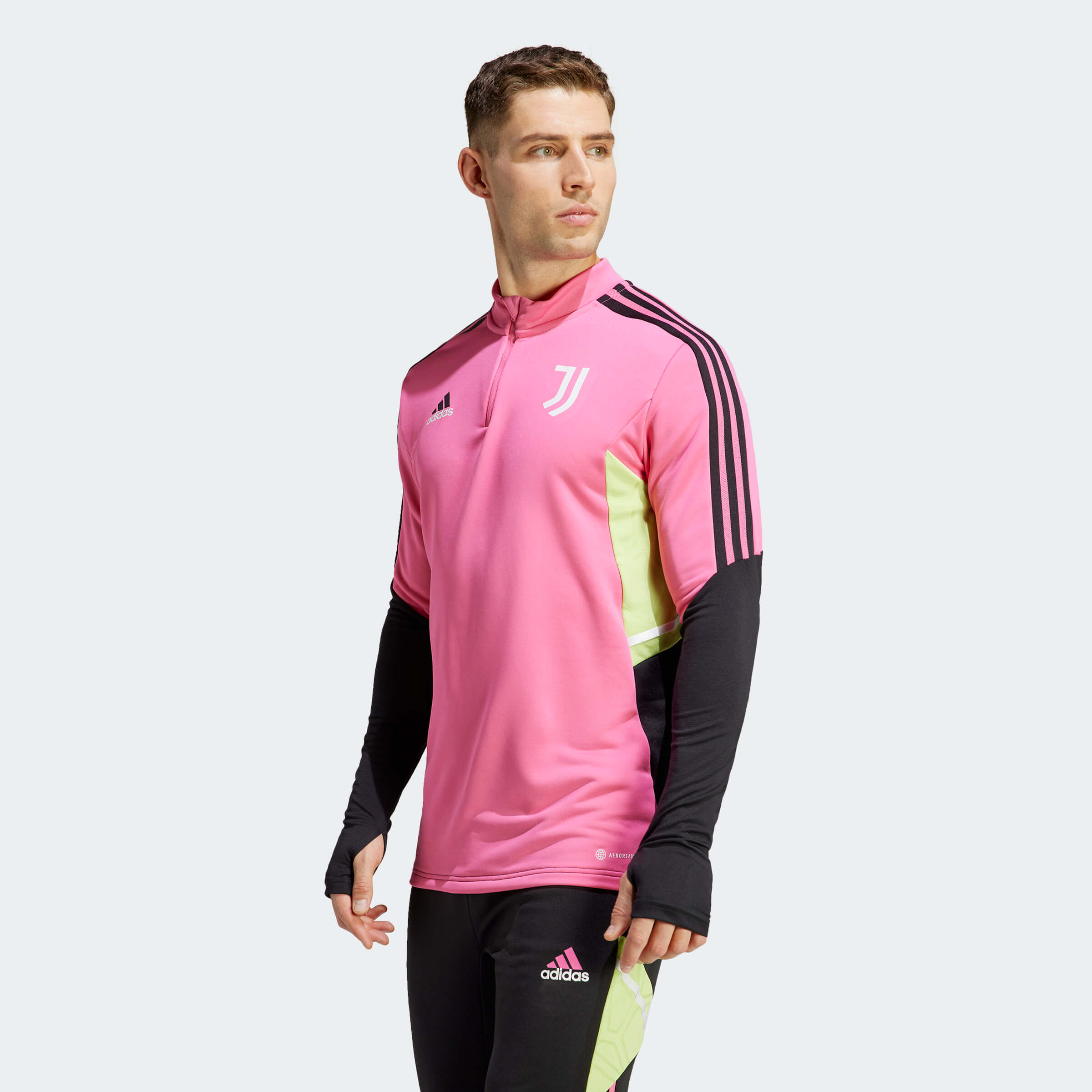 adidas 2023 Juventus Training Top - Pink-Black