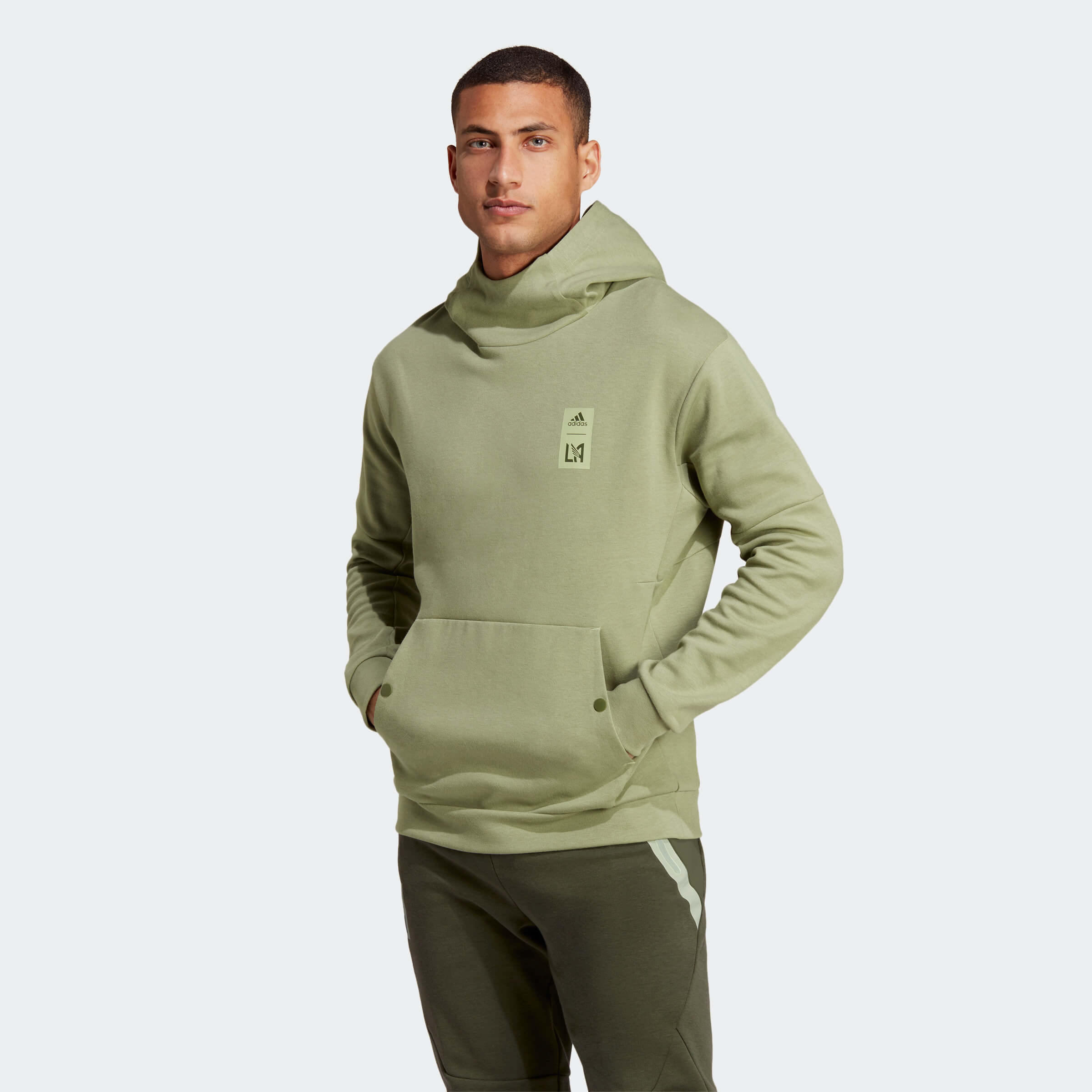 adidas 2023 LAFC Travel Hoodie - Green