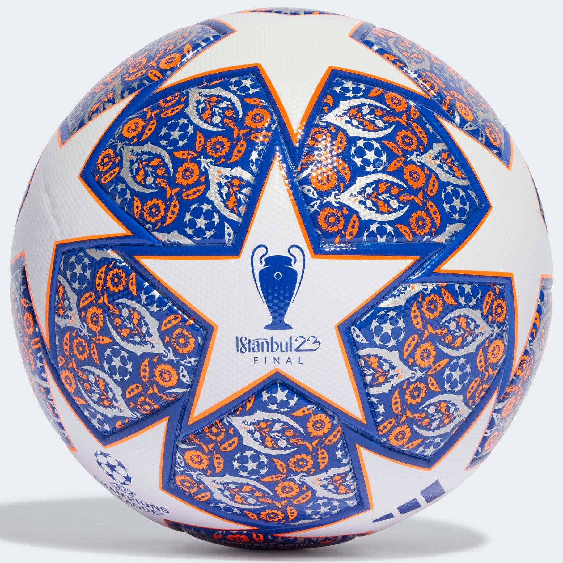 adidas 2023 UCL Istanbul League Ball - White-Blue-Orange