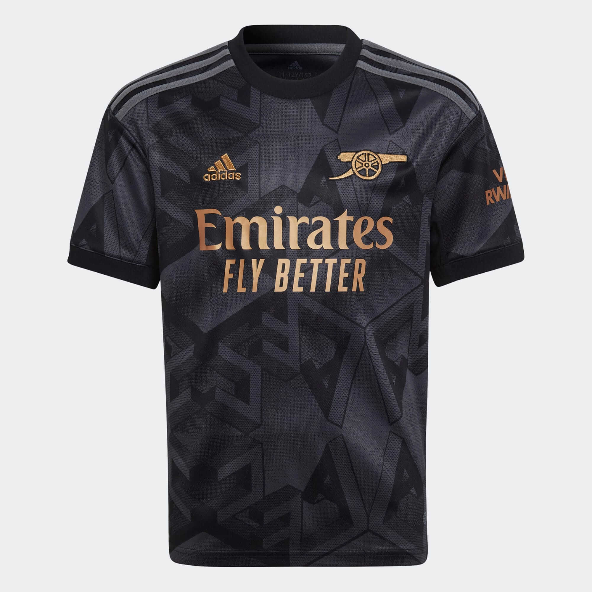 adidas 22-23 Arsenal Youth Away Jersey - Black