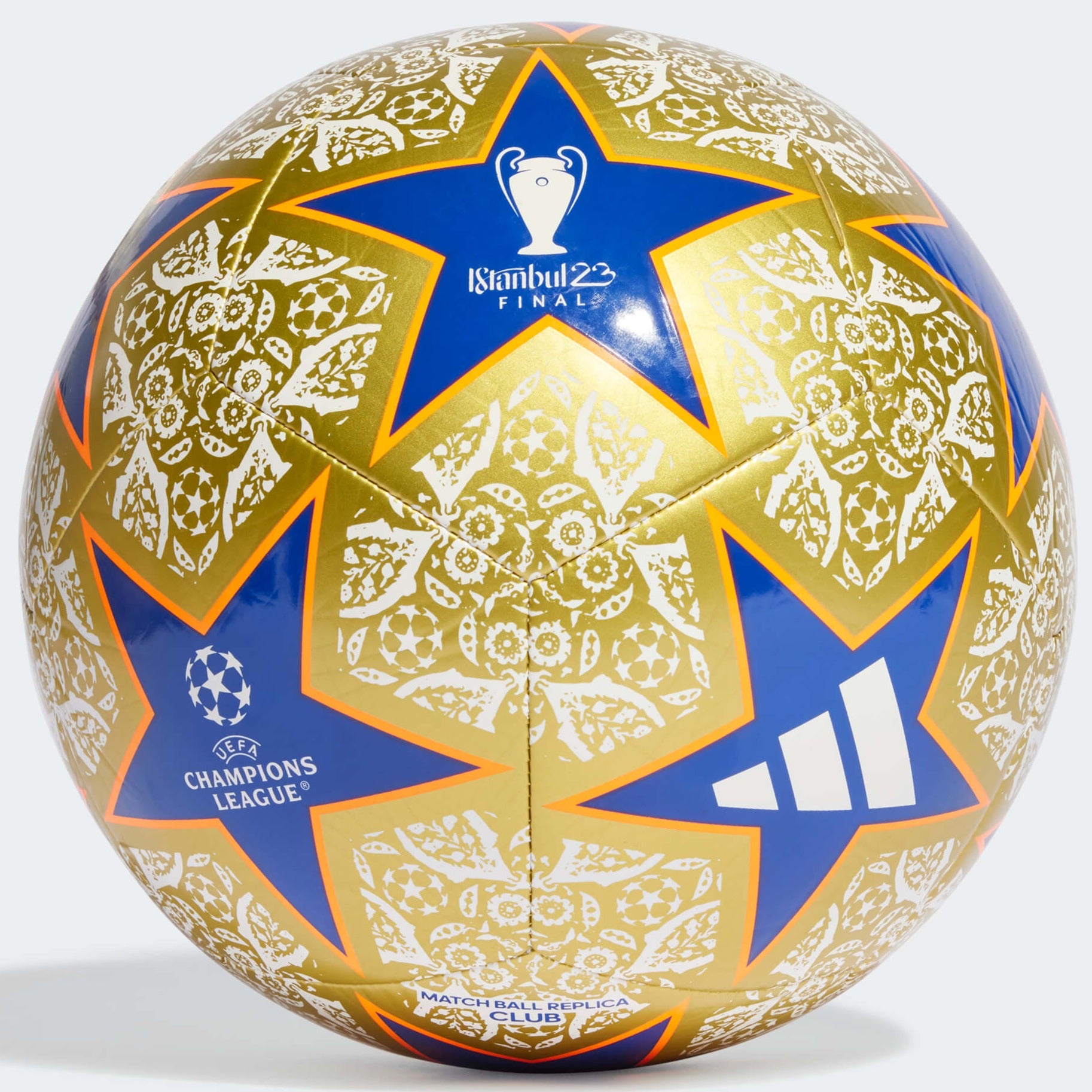 adidas 23 UCL Istanbul Club Ball - Gold-White-Blue