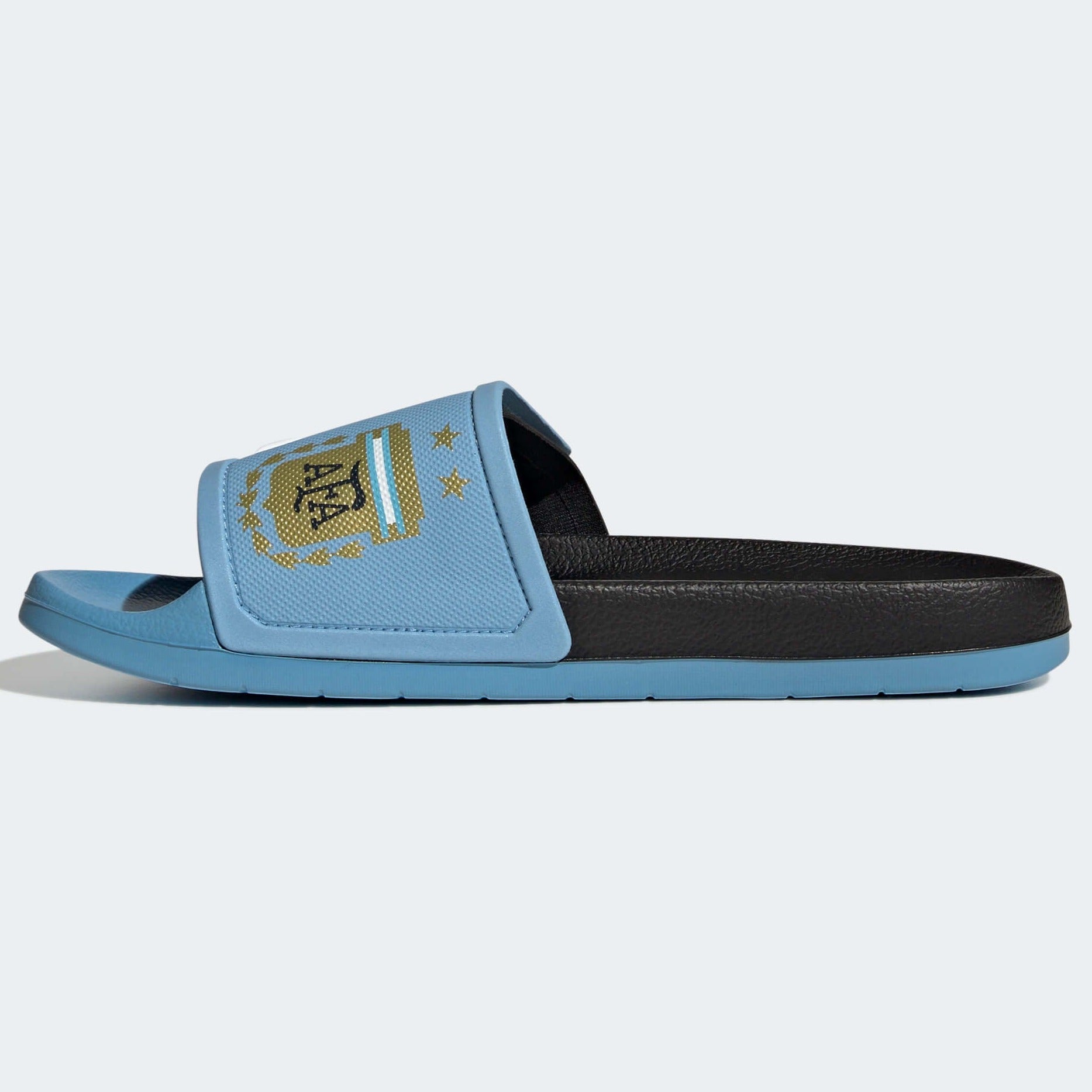 adidas Argentina Adilette TND Slides - Black-Light Blue