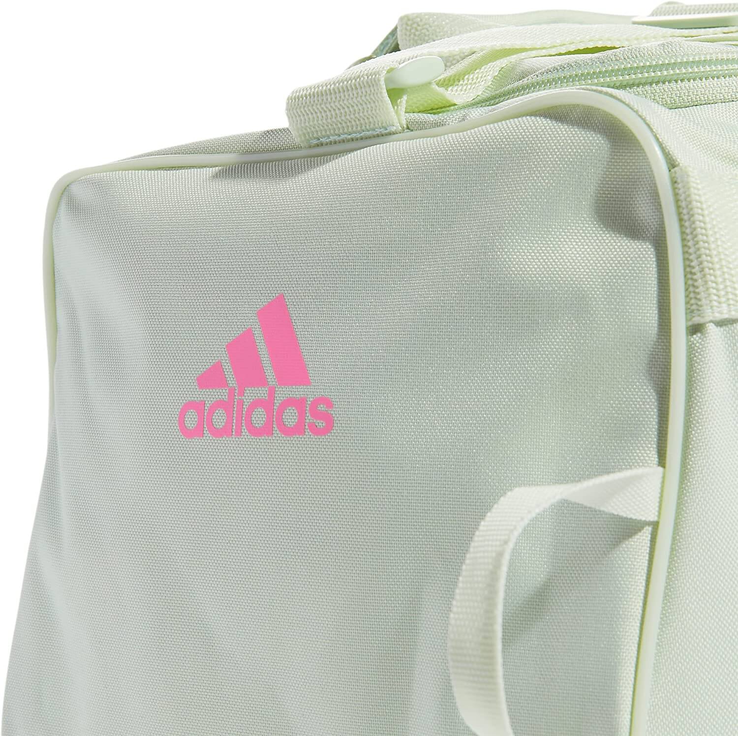 adidas Diablo Small Duffel Bag - Linen Green-Bliss Pink