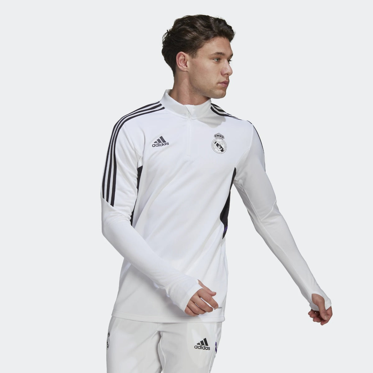 adidas 2022-23 Real Madrid Condivo 22 Training Top - White