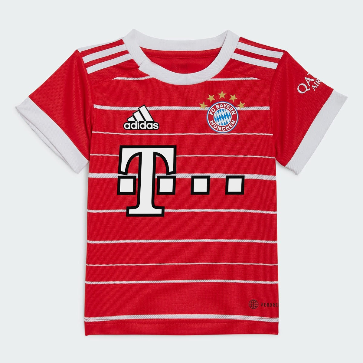 adidas 22-23 Bayern Munich Home Baby Kit - Red-White