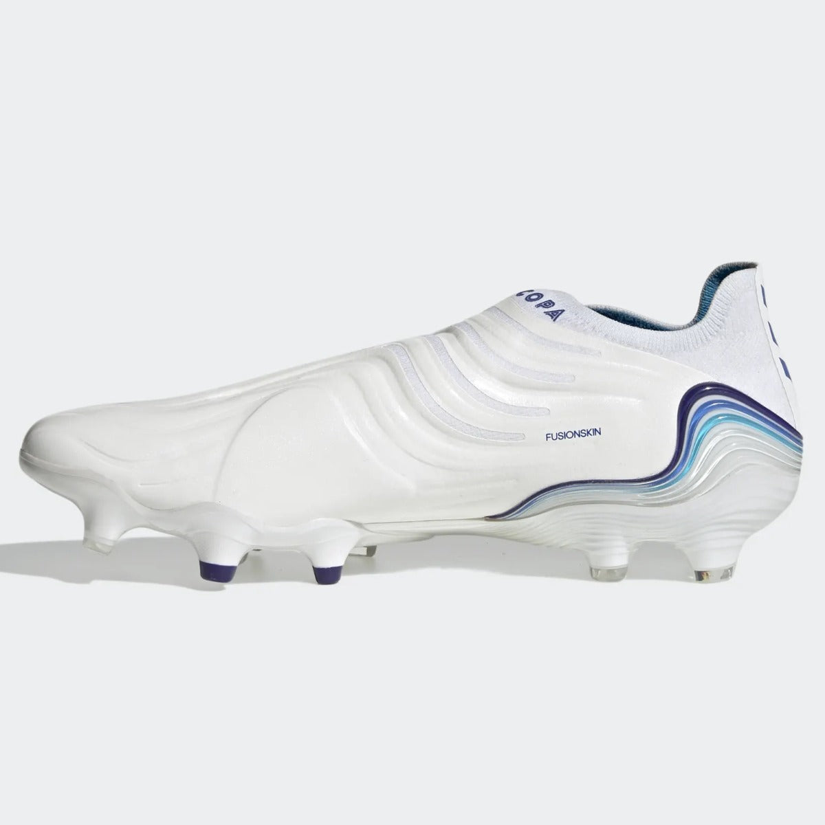 adidas Copa Sense + FG - White-Hi Res Blue