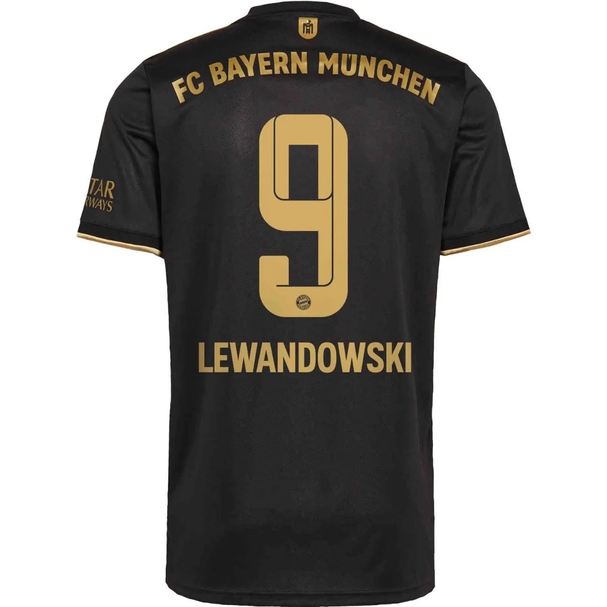 Adidas 2021-22 Bayern Munchen Away Jersey - Black-Gold