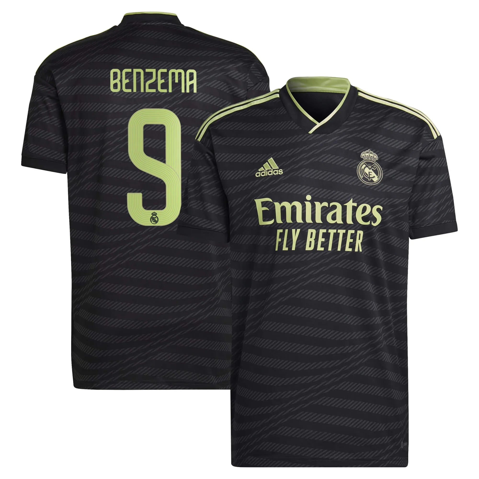 adidas 2022-23 Real Madrid Third Jersey - Black