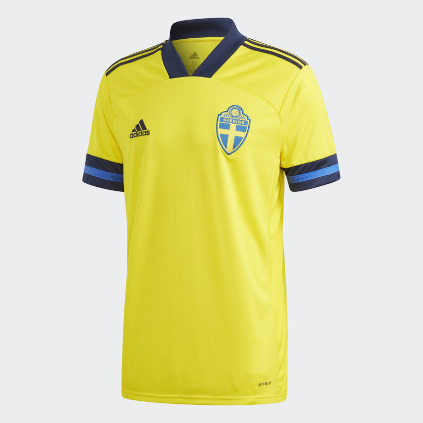 adidas 2020-21 Sweden Home Jersey - Yellow-Navy