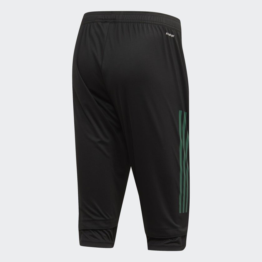 adidas 2020-21 Mexico Three-Quarter Pants - Black-Maroon