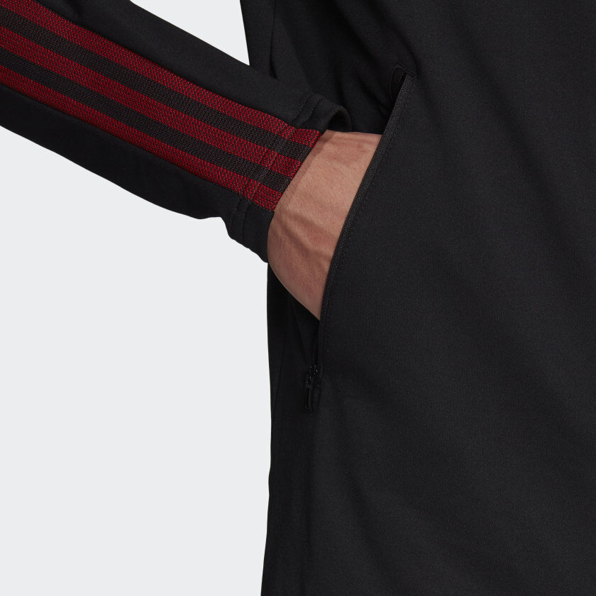 adidas 2020-21 Belgium Anthem Jacket - Black