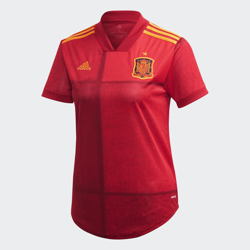 adidas 2020-21 Spain Home WOMENS Jersey - Red