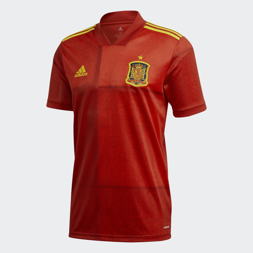 adidas 2020-21 Spain Home Jersey - Red-Yellow