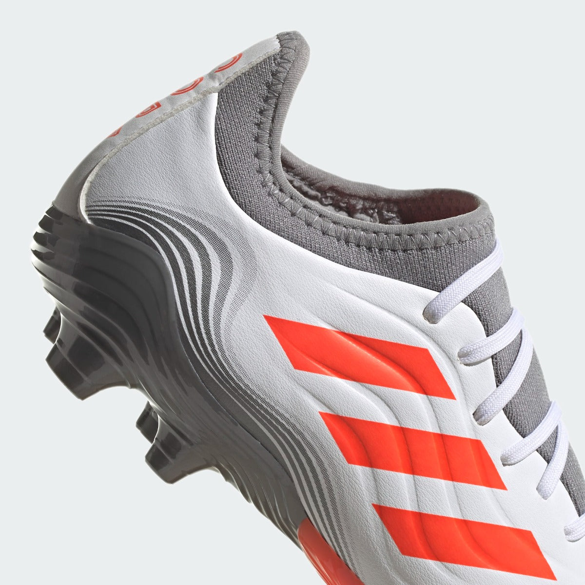 Adidas Copa Sense .3 FG - White-Grey-Solar Red