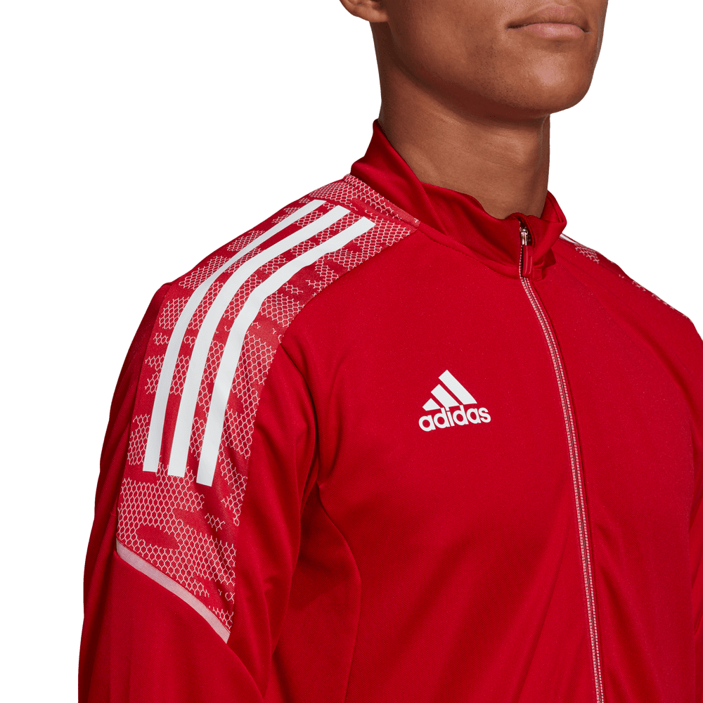 Adidas Condivo 21 Youth Track Jacket - Red-White