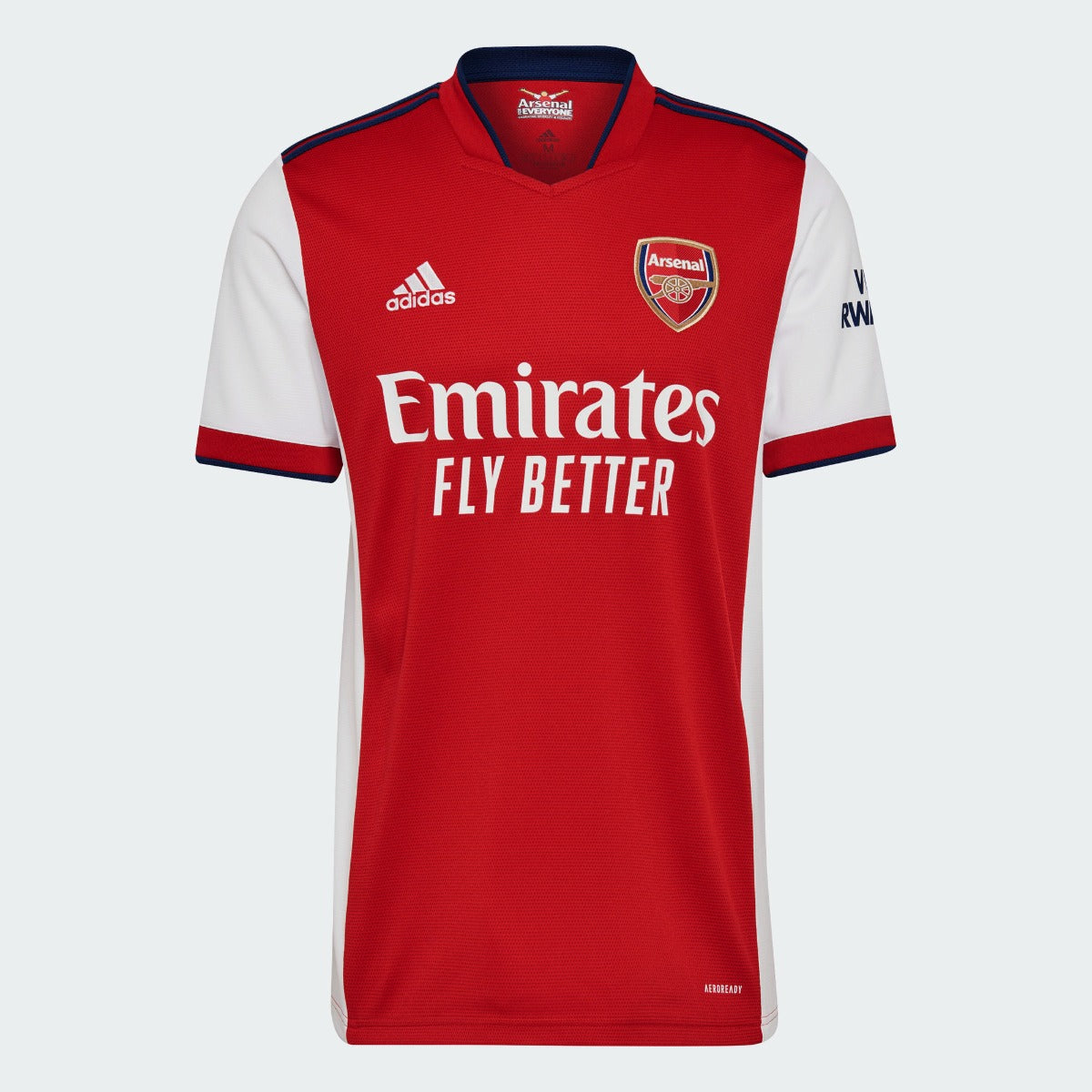 Adidas 2021-22 Arsenal Home Jersey - Red-Navy