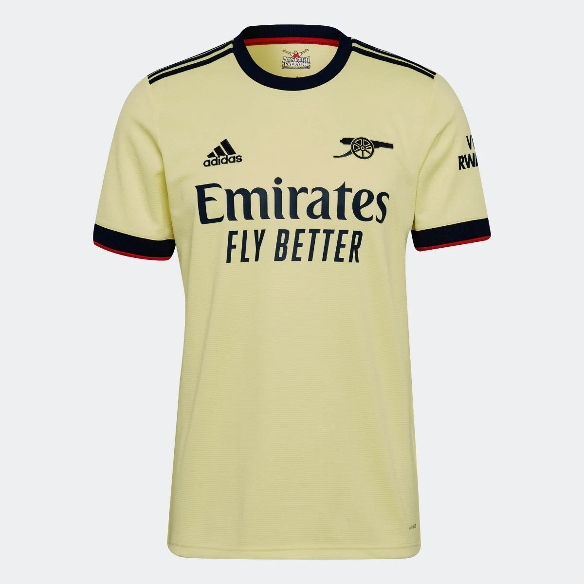 Adidas 2021-22 Arsenal Away Jersey - Pearl Citrine