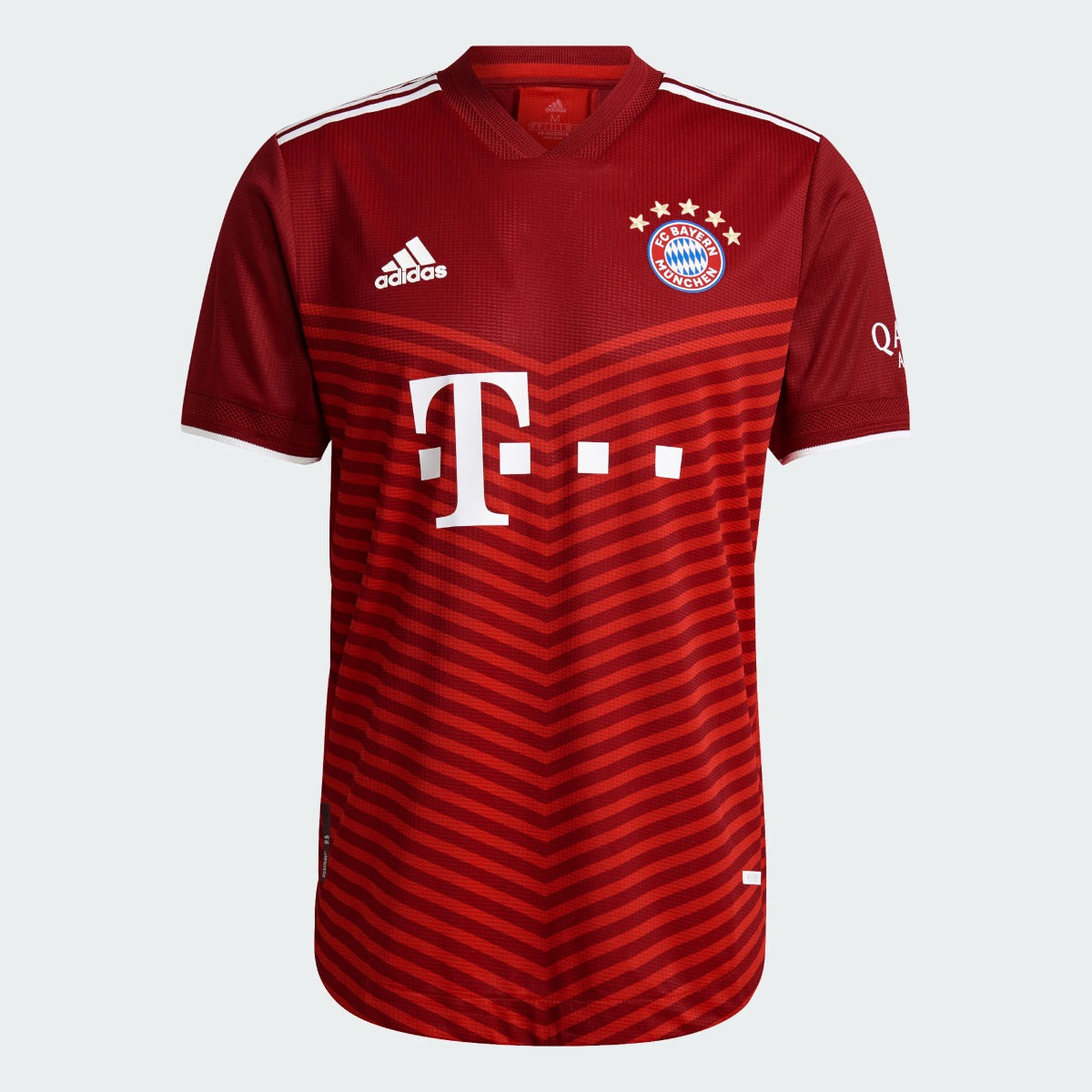 Adidas 2021-22 Bayern Munich Home Authentic Jersey - True Red