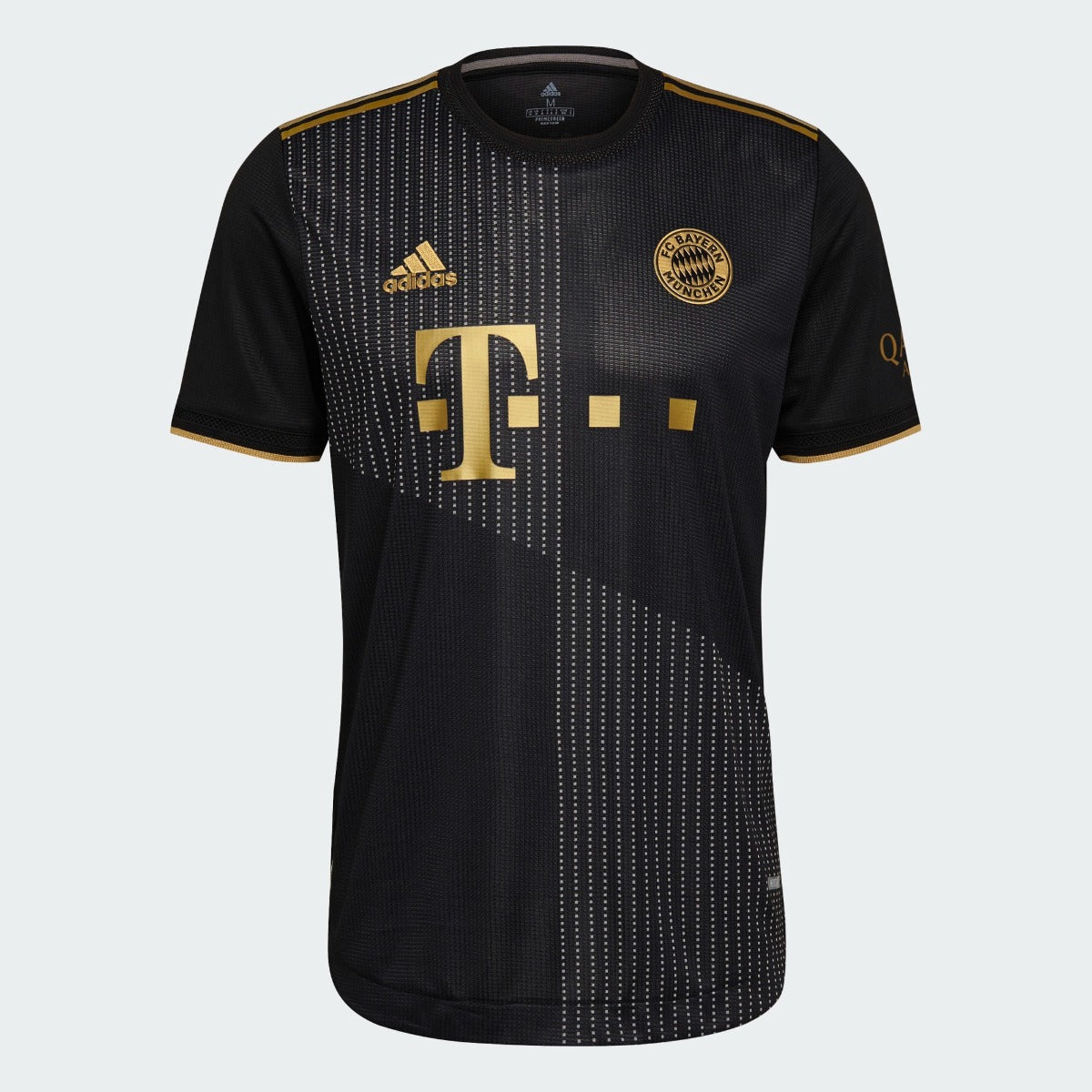 Adidas 2021-22 Bayern Munchen Authentic Away Jersey - Black-Gold