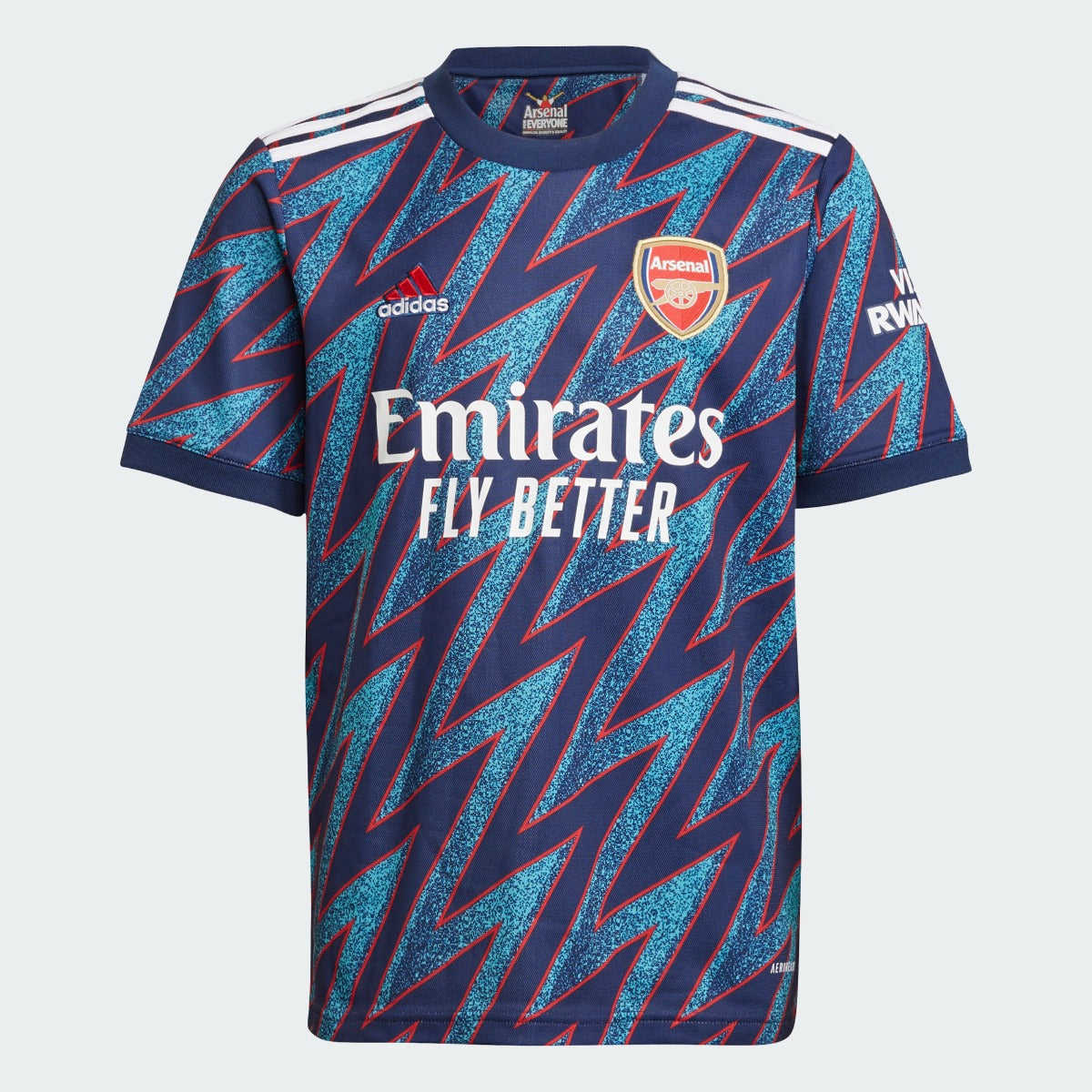 Adidas 2021-22 Arsenal Youth Third Jersey - Mystery Blue