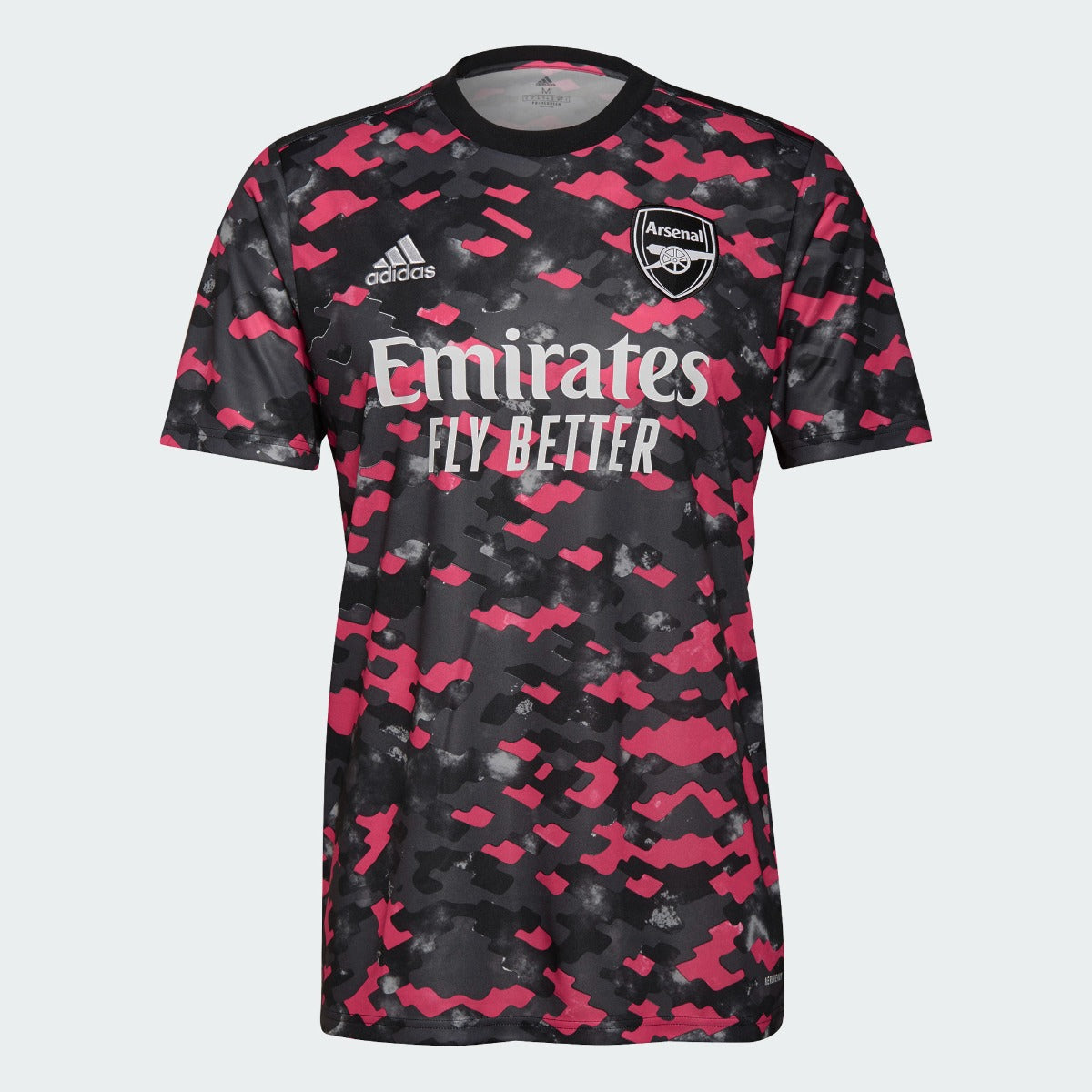 Adidas 2021-22 Arsenal Pre-Match Jersey - Black-Pink