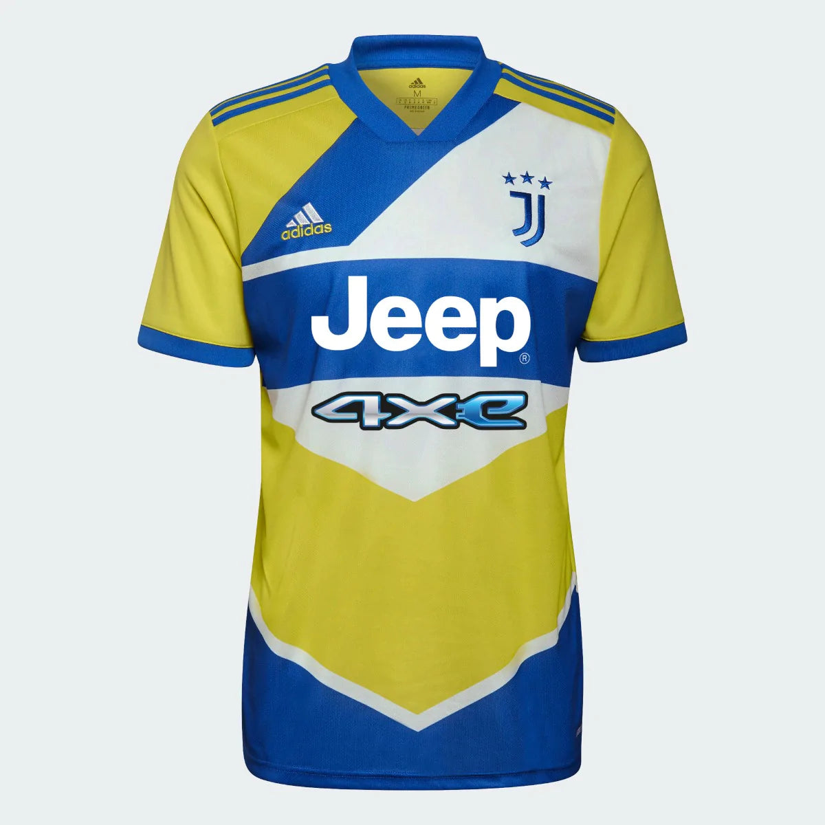 Adidas 2021-22 Juventus Third Jersey - Shock Yellow-Blue