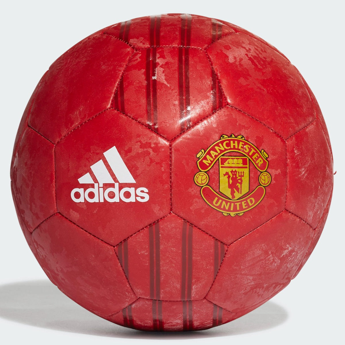 Adidas 2021-22 Manchester United Home Club Ball - Red-Gold