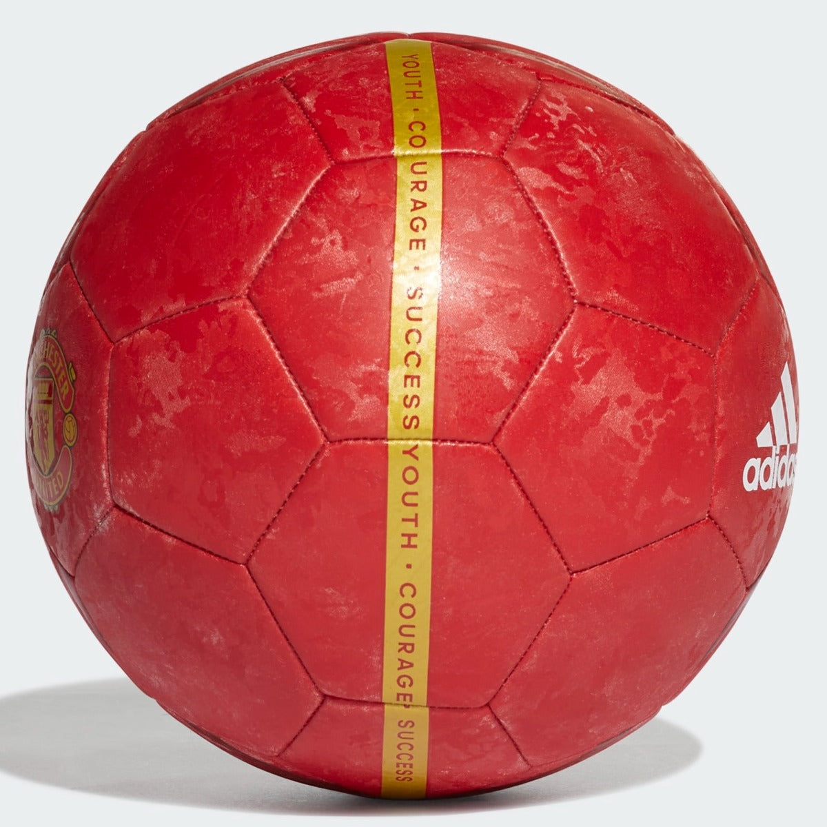 Adidas 2021-22 Manchester United Home Club Ball - Red-Gold