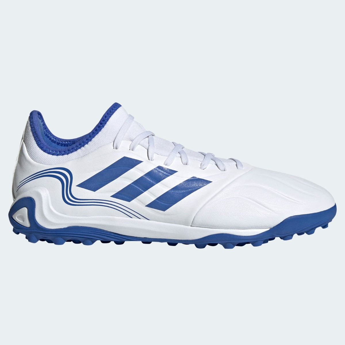 adidas Copa Sense .3 Turf - White-Hi Res Blue