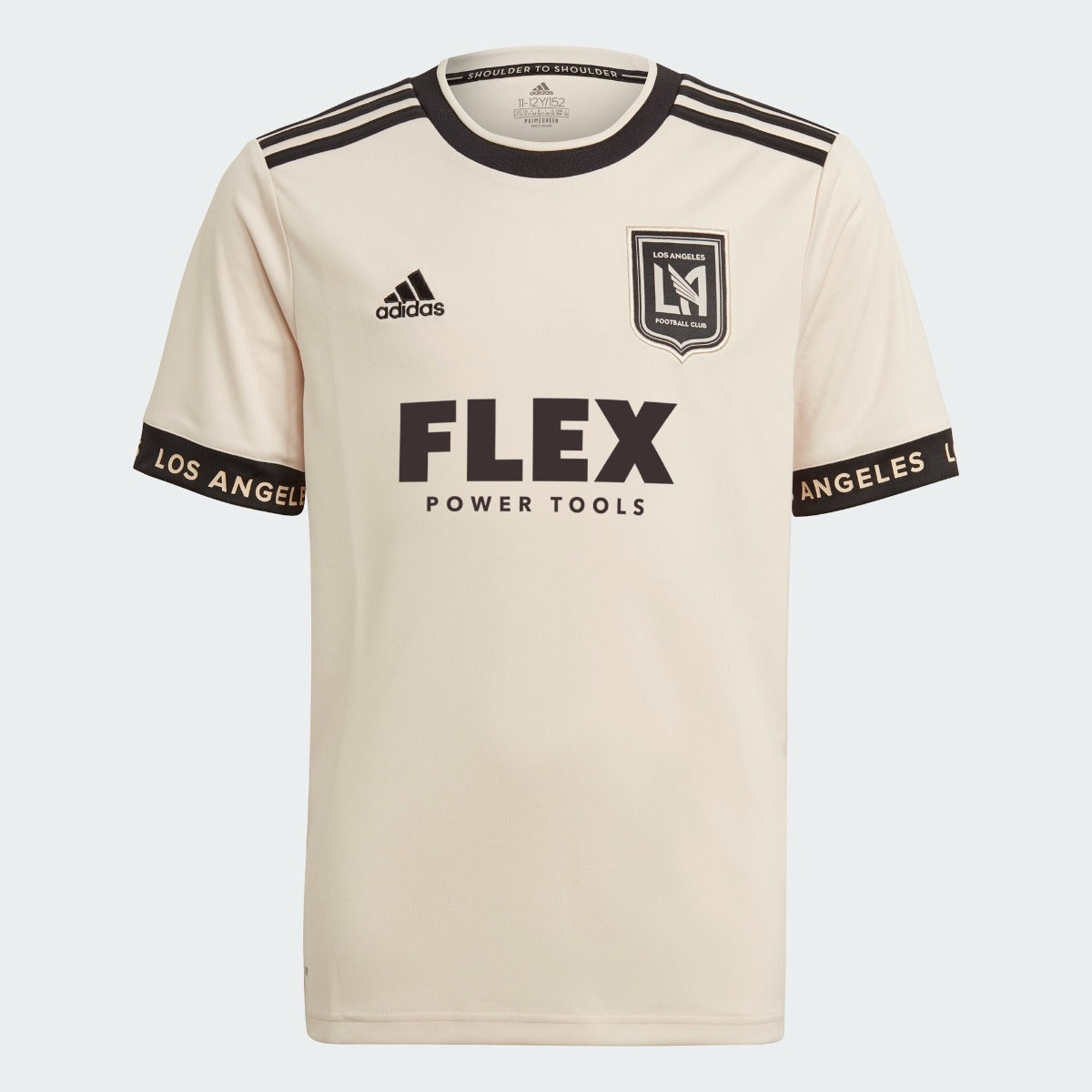 Adidas 2021-22 LAFC Youth Away Jersey - Beige-Black