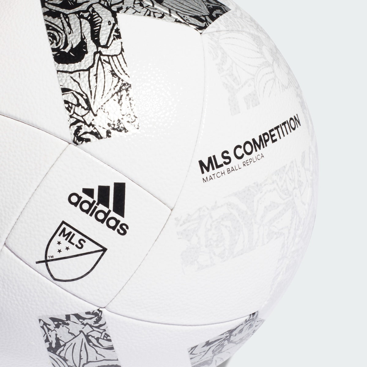 adidas 2022 MLS NFHS Competition Ball - White-Silver