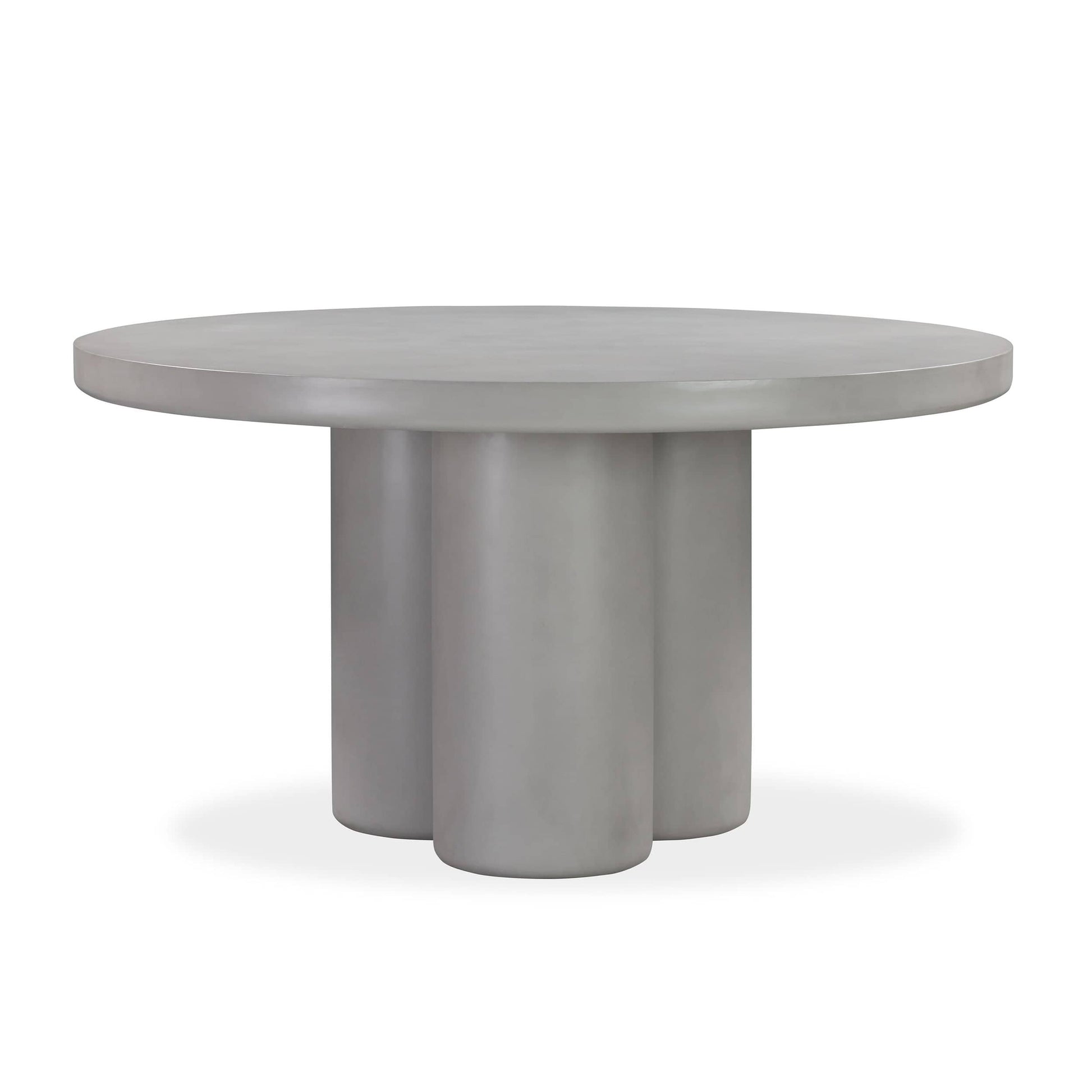 Buy Huddle Round Outdoor Dining Table 140Cm - Light Grey Concrete By Rj  Living Online - Rj Living